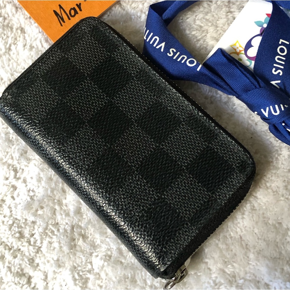 Graphite card case / compact wallet
